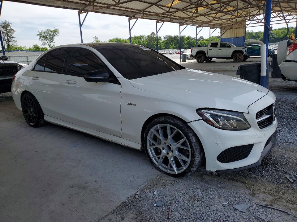 50805406 :رقم المزاد ، 55SWF6EB7HU188615 vin ، 2017 Mercedes-benz C مزاد بيع