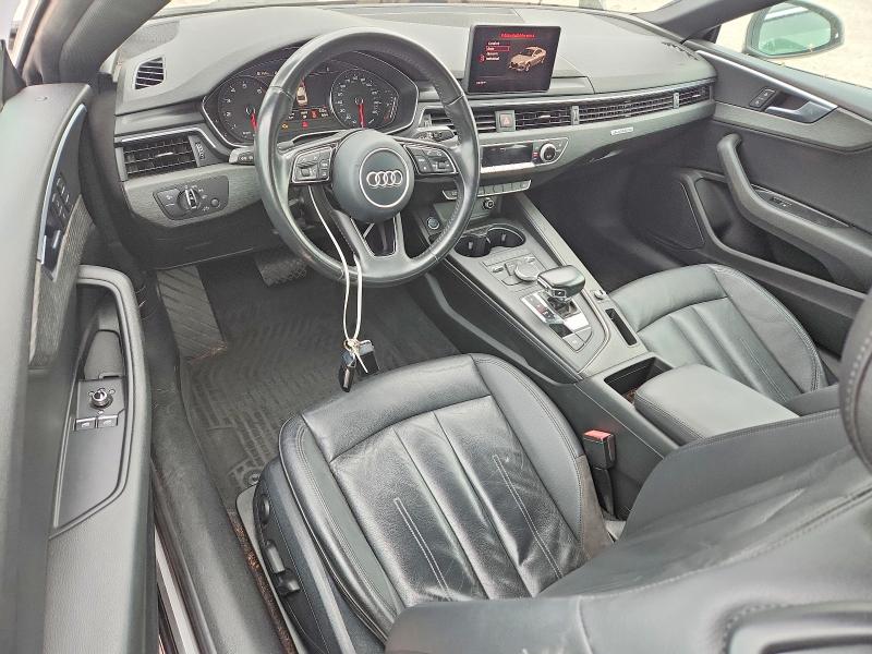 2018 Audi A5 მანქანა იყიდება აუქციონზე, vin: WAUNNAF52JA001191, აუქციონის ნომერი: 51889546