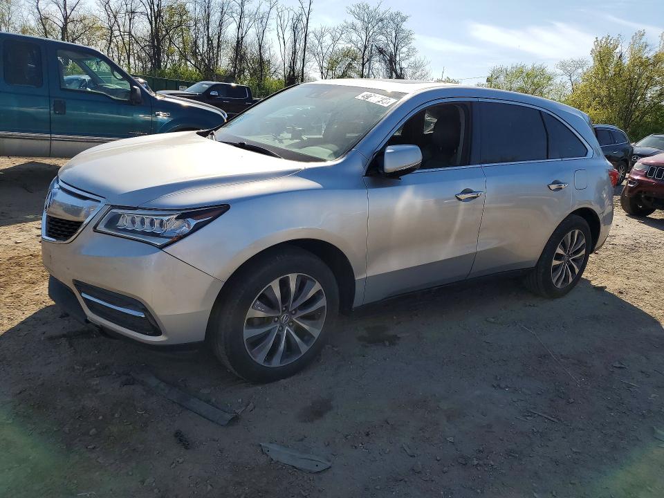Auction sale of the 2015 Acura Mdx, vin: 5FRYD4H66FB005252, lot number: 49218196