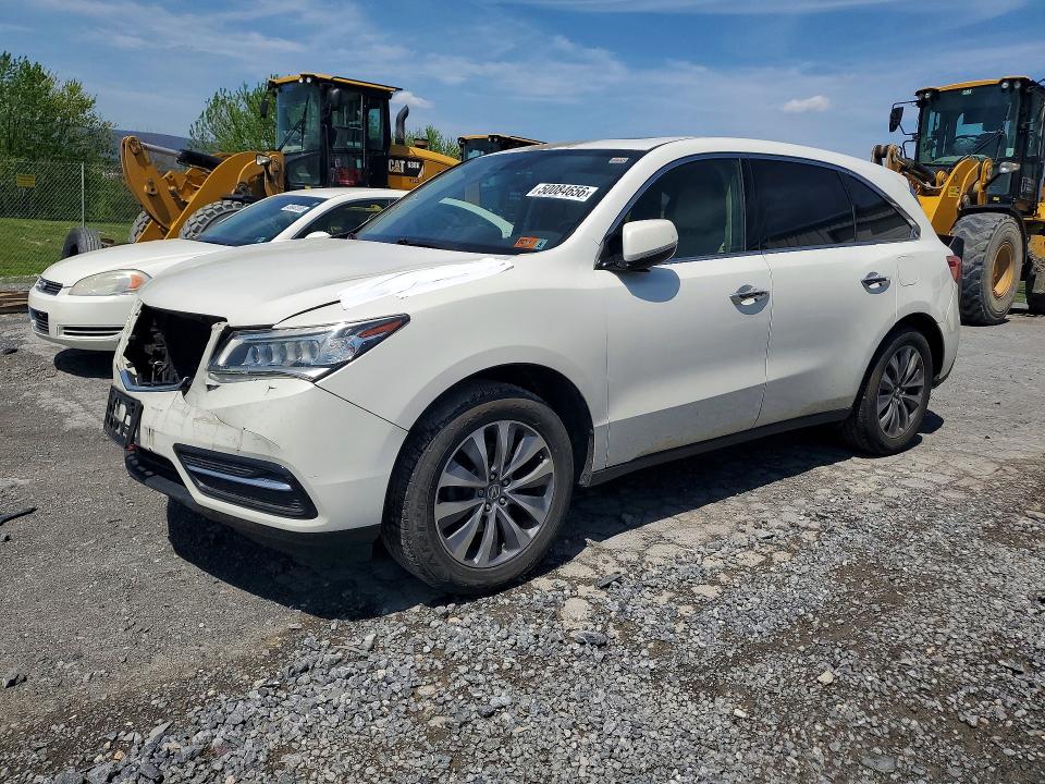 2014 Acura Mdx მანქანა იყიდება აუქციონზე, vin: 5FRYD3H4XEB004225, აუქციონის ნომერი: 50084656