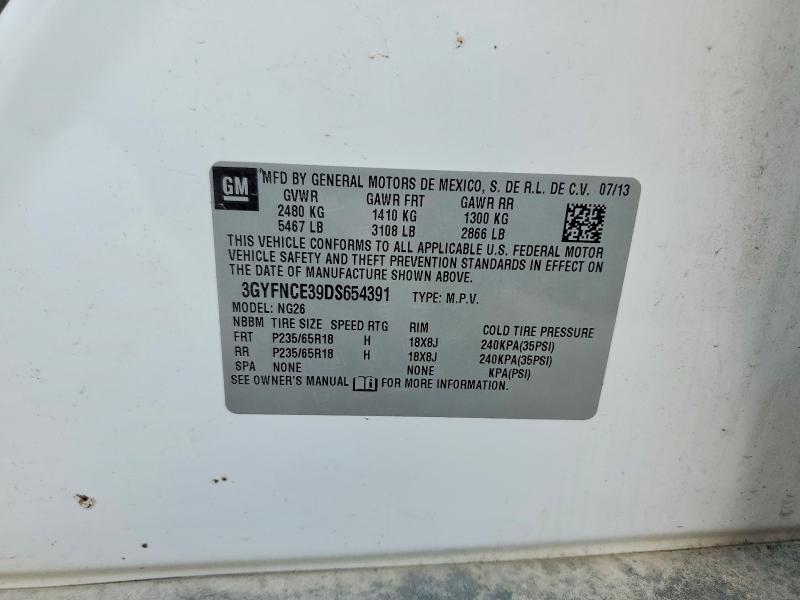 Продаж на аукціоні авто 2013 Cadillac Srx, vin: 3GYFNCE39DS654391, номер лоту: 49489296