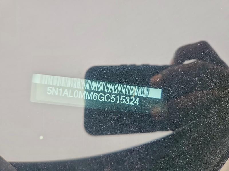 Продажа на аукционе авто 2016 Infiniti Qx60, vin: 5N1AL0MM6GC515324, номер лота: 52028976