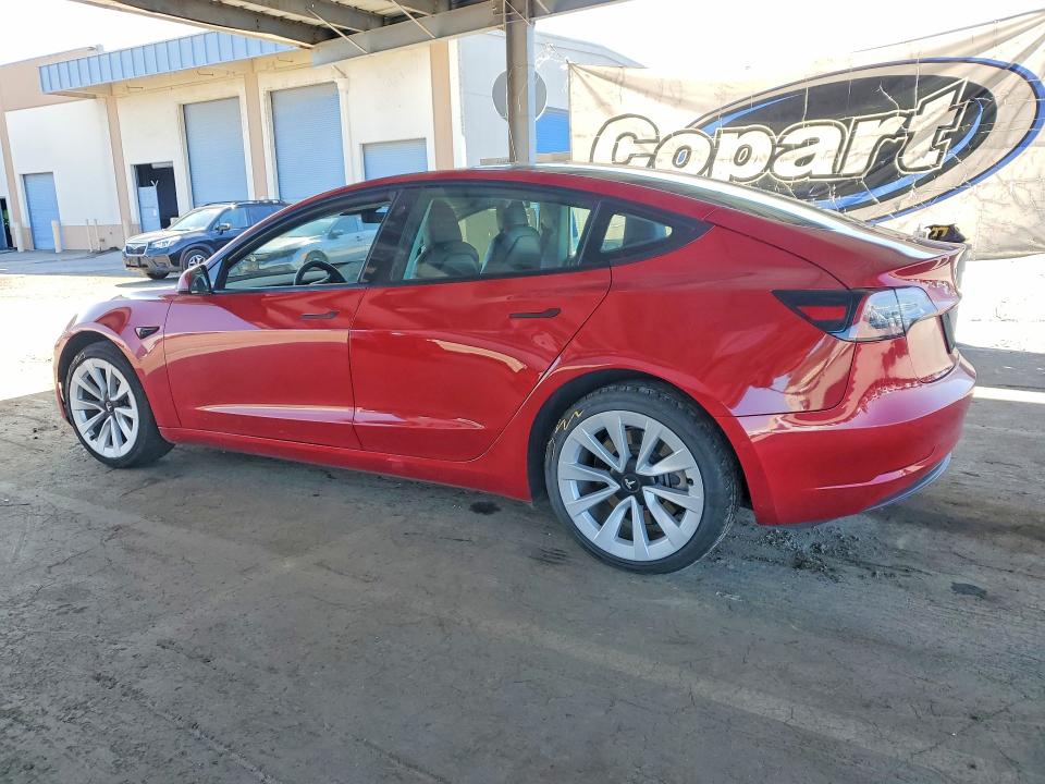 51784016 :رقم المزاد ، 5YJ3E1EA6NF304643 vin ، 2022 Tesla Model 3 مزاد بيع