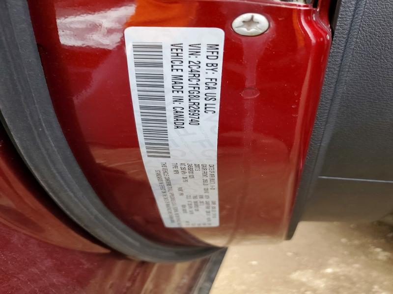 48136946 :رقم المزاد ، 2C4RC1FG8LR269740 vin ، 2020 Chrysler Pacifica مزاد بيع