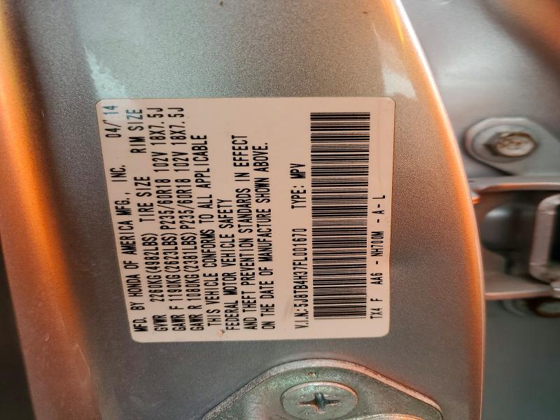 Продажа на аукционе авто 2015 Acura Rdx, vin: 5J8TB4H37FL001670, номер лота: 50620046
