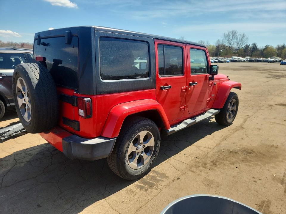 Продажа на аукционе авто 2017 Jeep Wrangler Unlimited, vin: 1C4HJWEGXHL636797, номер лота: 49453936