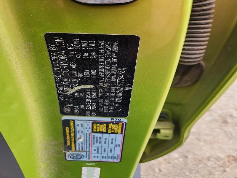 51422646 :رقم المزاد ، KNDJN2A27F7764784 vin ، 2015 Kia Soul مزاد بيع
