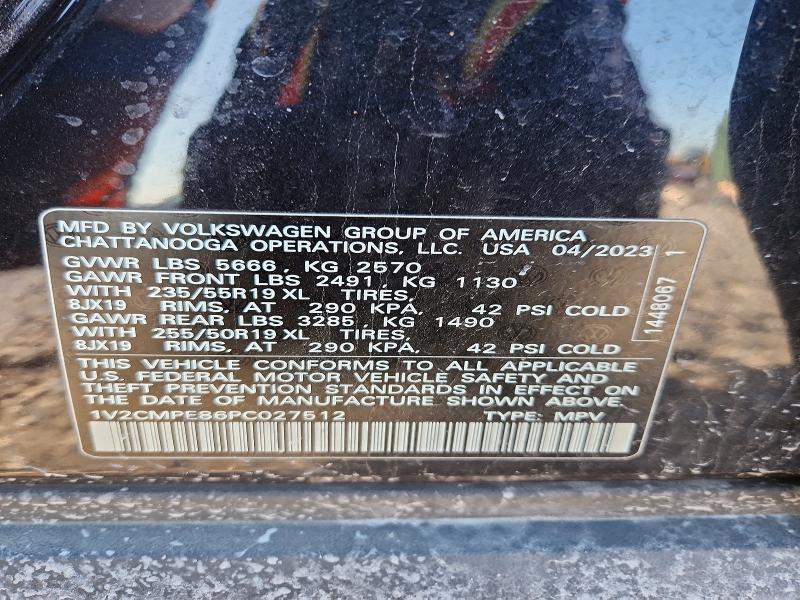 Aukcja sprzedaży 2023 Volkswagen Id.4, vin: 1V2CMPE86PC027512, numer aukcji: 48918546