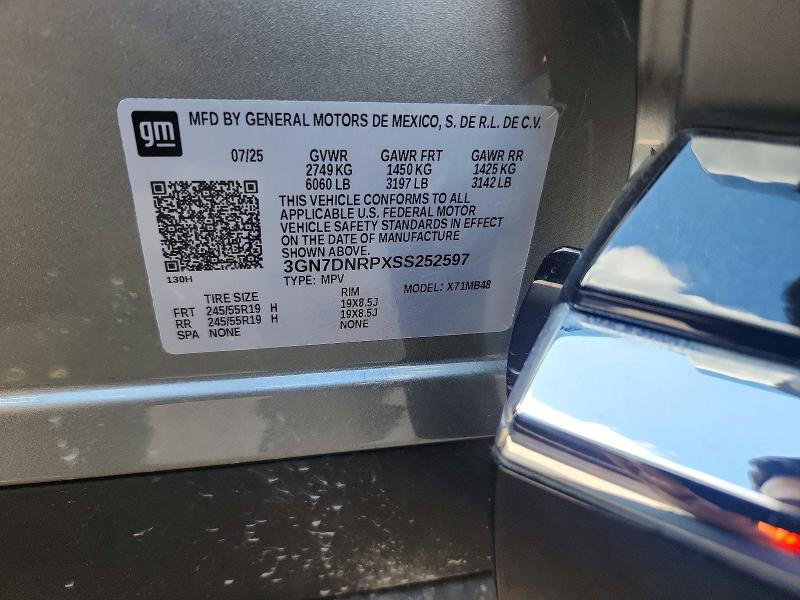Продажа на аукционе авто 2025 Chevrolet Equinox, vin: 3GN7DNRPXSS252597, номер лота: 49209976