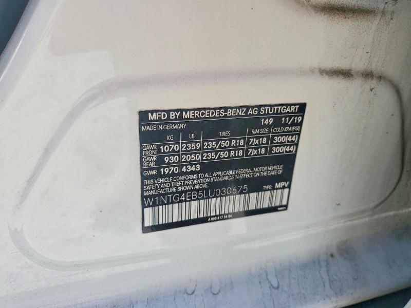 Aukcja sprzedaży 2020 Mercedes-benz Gla, vin: W1NTG4EB5LU030675, numer aukcji: 49777336