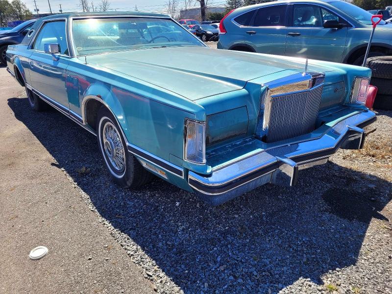50809096 :رقم المزاد ، 9Y895759997 vin ، 1979 Lincoln Continental مزاد بيع