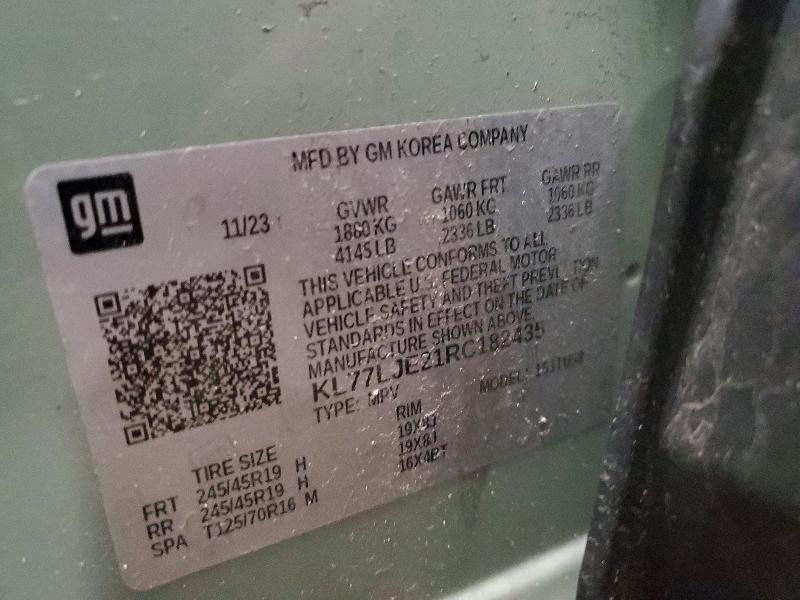Продажа на аукционе авто 2024 Chevrolet Trax, vin: KL77LJE21RC182435, номер лота: 49068316