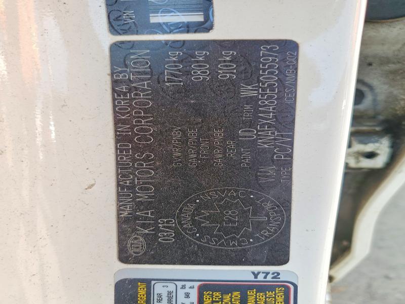 47786756 :رقم المزاد ، KNAFX4A85E5055973 vin ، 2014 Kia Forte مزاد بيع