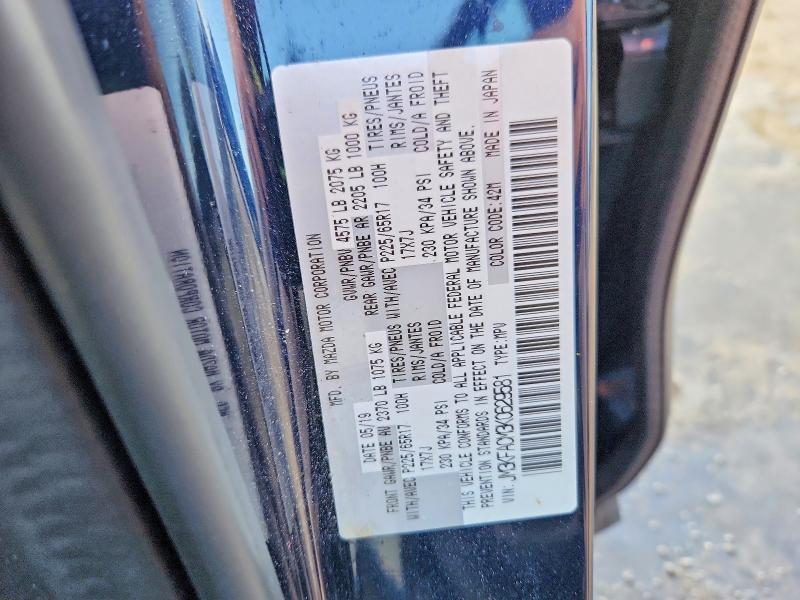 Продаж на аукціоні авто 2019 Mazda Cx-5, vin: JM3KFACM3K0629581, номер лоту: 51070206