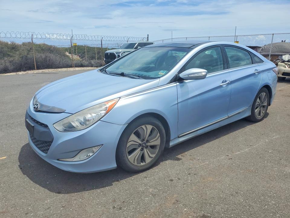 2014 Hyundai Sonata Hybrid მანქანა იყიდება აუქციონზე, vin: KMHEC4A43EA106638, აუქციონის ნომერი: 41625066