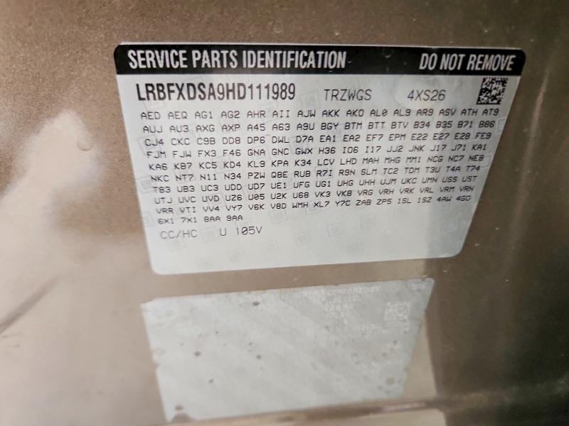 Продажа на аукционе авто 2017 Buick Envision, vin: LRBFXDSA9HD111989, номер лота: 51194696