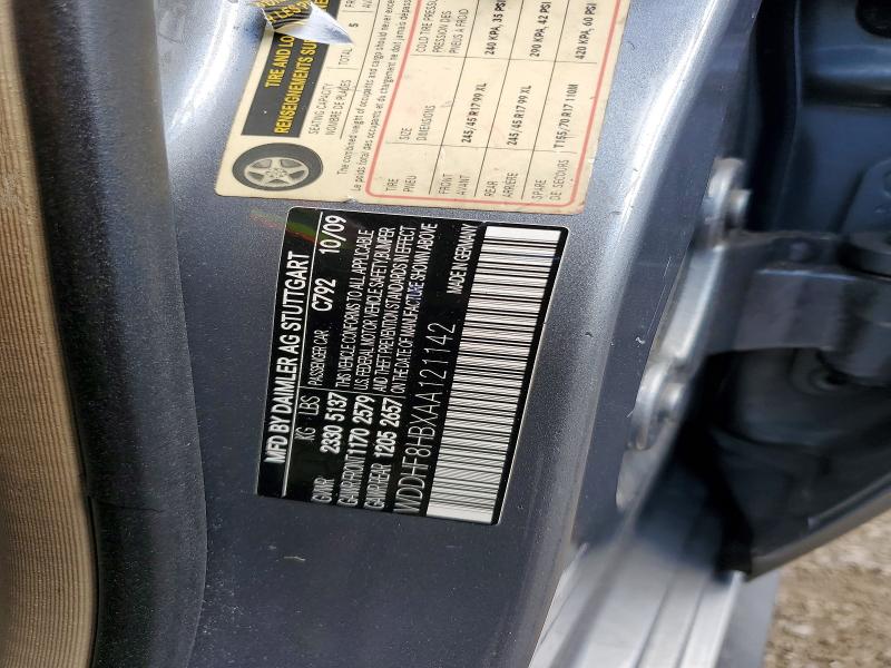 Продаж на аукціоні авто 2010 Mercedes-benz E, vin: WDDHF8HBXAA121142, номер лоту: 47965666