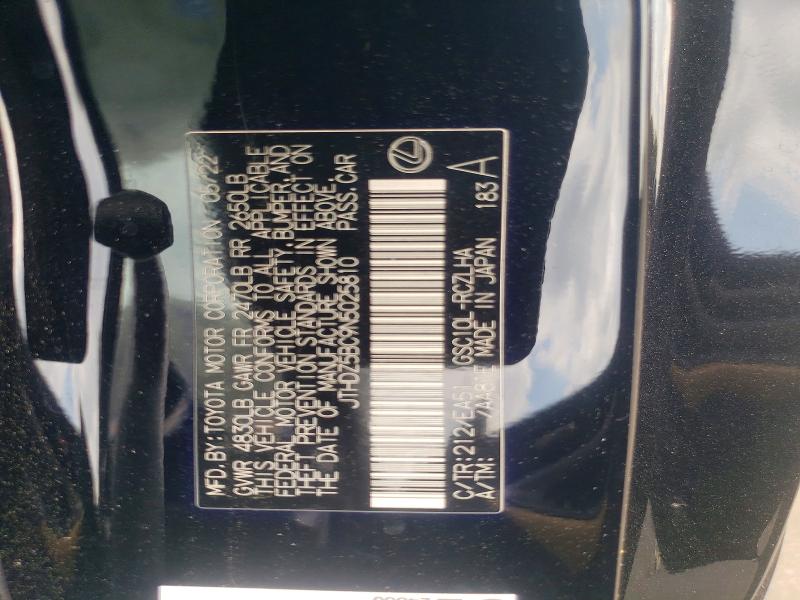 Aukcja sprzedaży 2022 Lexus Rc 350, vin: JTHDZ5BC9N5025810, numer aukcji: 51061036