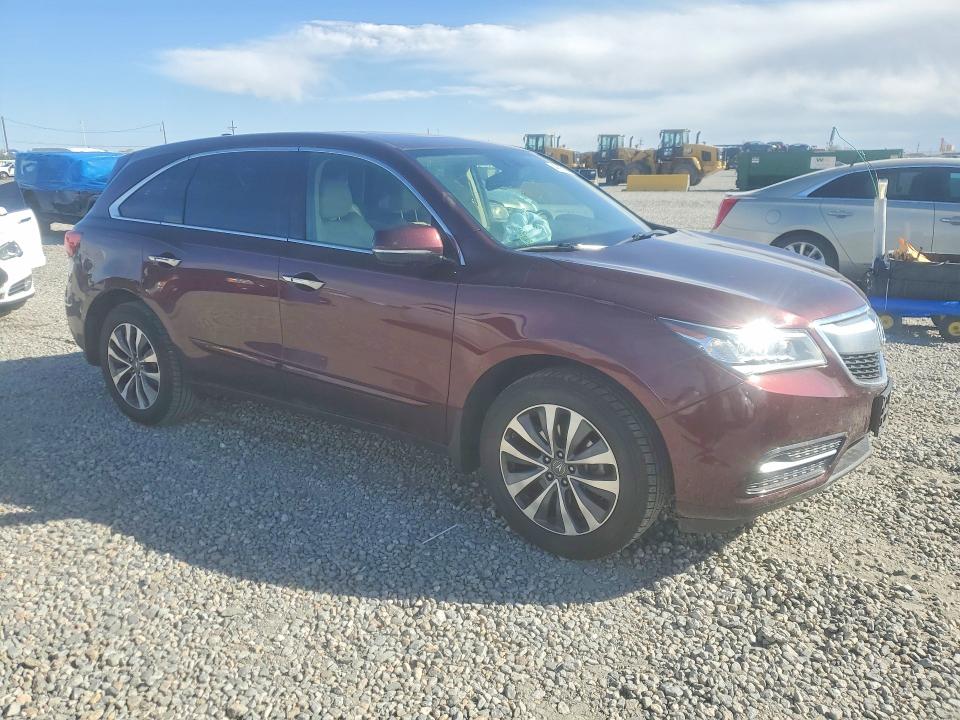 48914746 :رقم المزاد ، 5FRYD4H61FB004185 vin ، 2015 Acura Mdx مزاد بيع