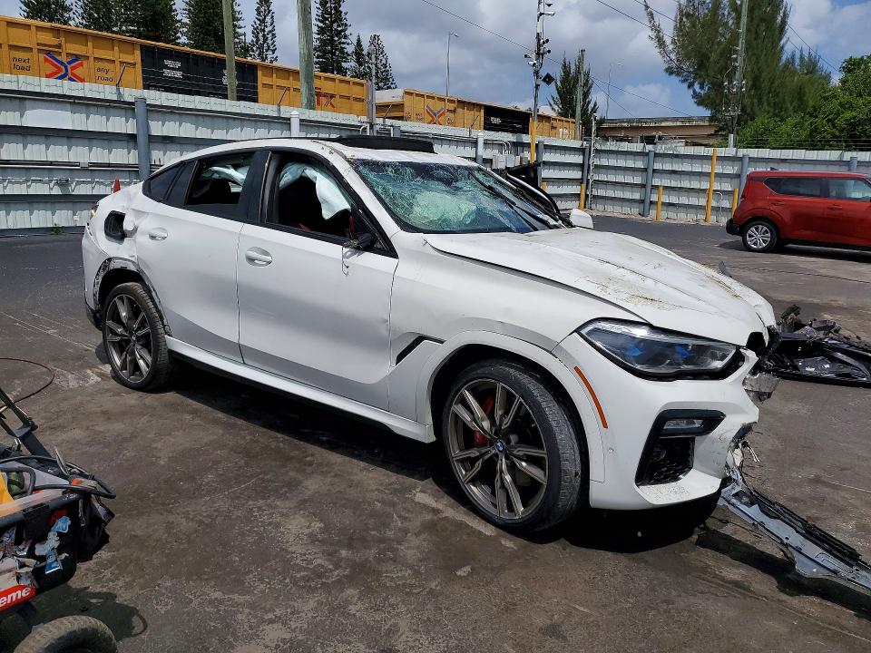 49544696 :رقم المزاد ، 5UXCY8C02M9F23278 vin ، 2021 Bmw X6 مزاد بيع
