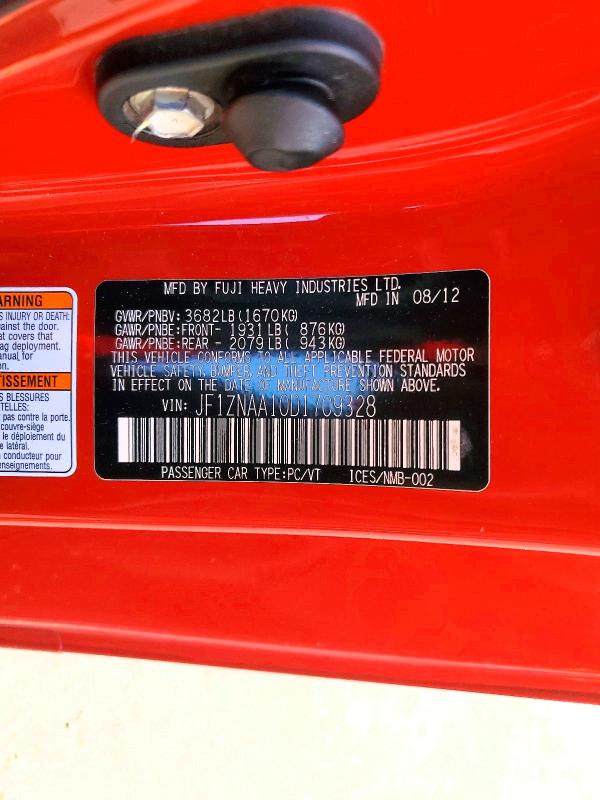 Aukcja sprzedaży 2013 Scion Fr-s, vin: JF1ZNAA10D1709328, numer aukcji: 50470706