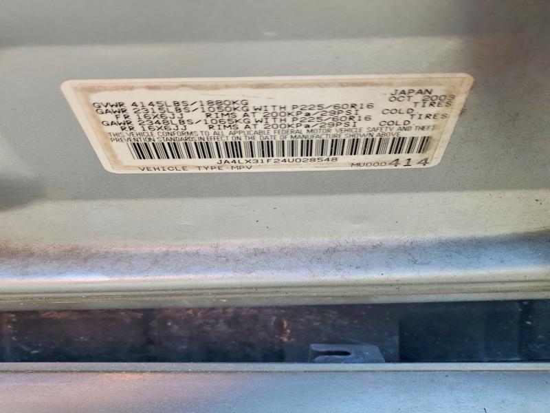 Продаж на аукціоні авто 2004 Mitsubishi Outlander, vin: JA4LX31F24U028548, номер лоту: 50940616