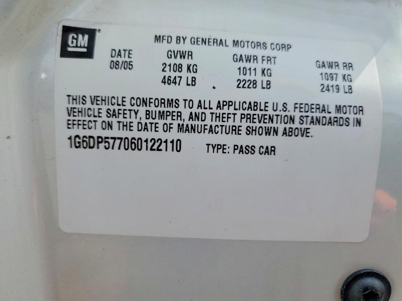 Продажа на аукционе авто 2006 Cadillac Cts, vin: 1G6DP577060122110, номер лота: 50428686