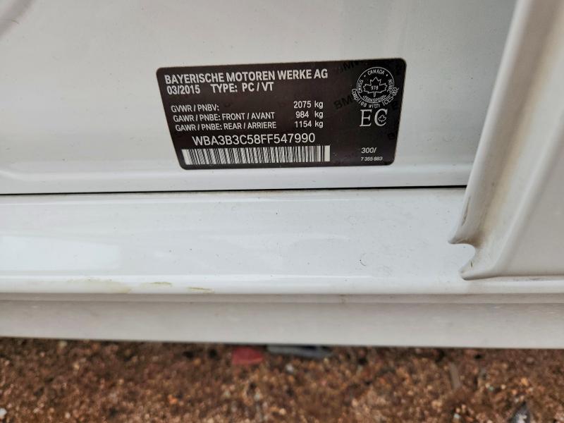 Aukcja sprzedaży 2015 Bmw 328, vin: WBA3B3C58FF547990, numer aukcji: 51884556