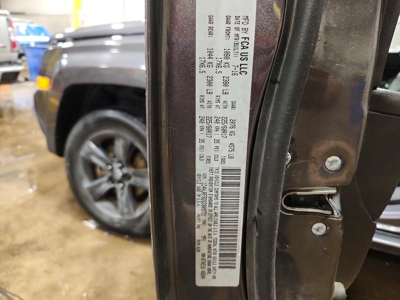 Продажа на аукционе авто 2016 Jeep Patriot, vin: 1C4NJRFB2GD809731, номер лота: 51784816