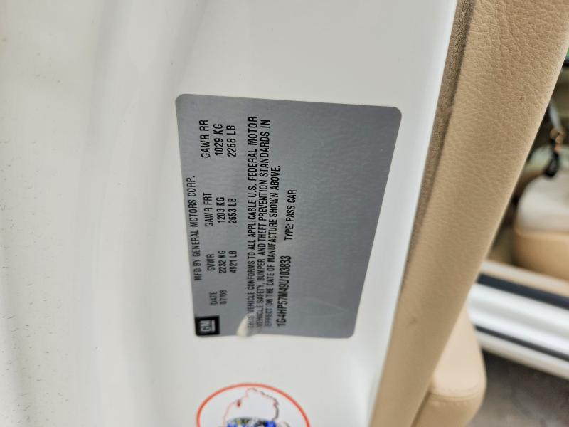 51829476 :رقم المزاد ، 1G4HP57M49U103833 vin ، 2009 Buick Lucerne مزاد بيع