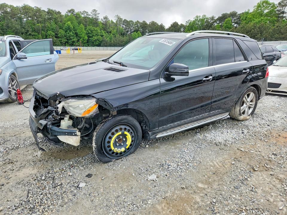 2015 Mercedes-benz Ml მანქანა იყიდება აუქციონზე, vin: 4JGDA5JBXFA514450, აუქციონის ნომერი: 51615406