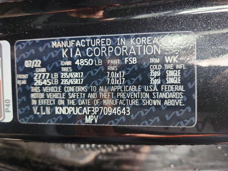 Auction sale of the 2023 Kia Sportage, vin: KNDPUCAF3P7094643, lot number: 49811326