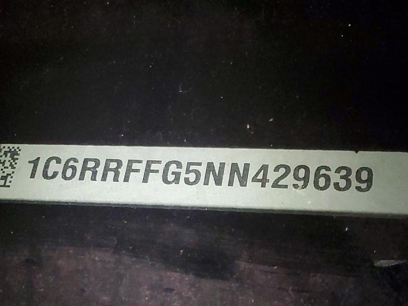 Aukcja sprzedaży 2022 Ram 1500, vin: 1C6RRFFG5NN429639, numer aukcji: 50885096