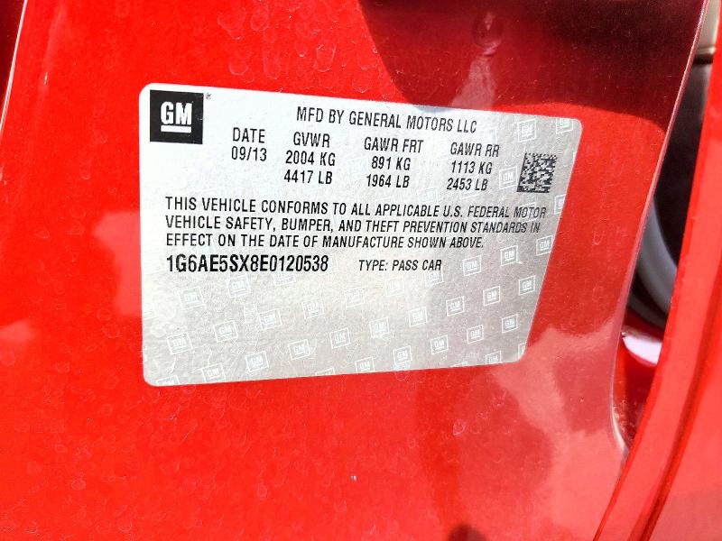 Продаж на аукціоні авто 2014 Cadillac Ats, vin: 1G6AE5SX8E0120538, номер лоту: 48350496