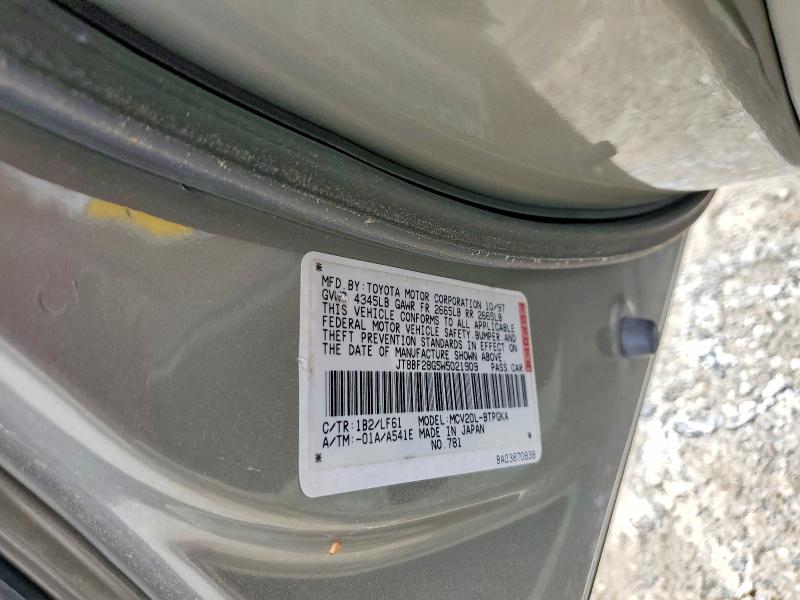 Продажа на аукционе авто 1998 Lexus Es 300, vin: JT8BF28G5W5021909, номер лота: 51818566