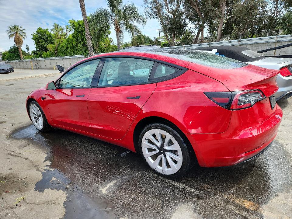 2022 Tesla Model 3 მანქანა იყიდება აუქციონზე, vin: 5YJ3E1EAXNF290083, აუქციონის ნომერი: 48872456