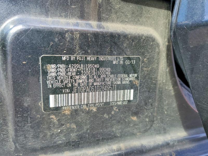 Продажа на аукционе авто 2013 Subaru Impreza, vin: JF1GPAC61D2849571, номер лота: 48705476