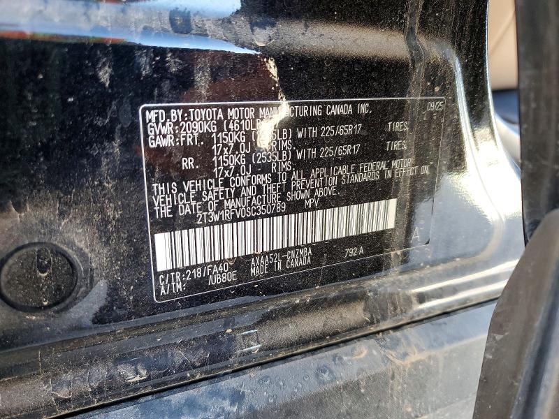 Продаж на аукціоні авто 2025 Toyota Rav4, vin: 2T3W1RFV0SC350789, номер лоту: 49488946
