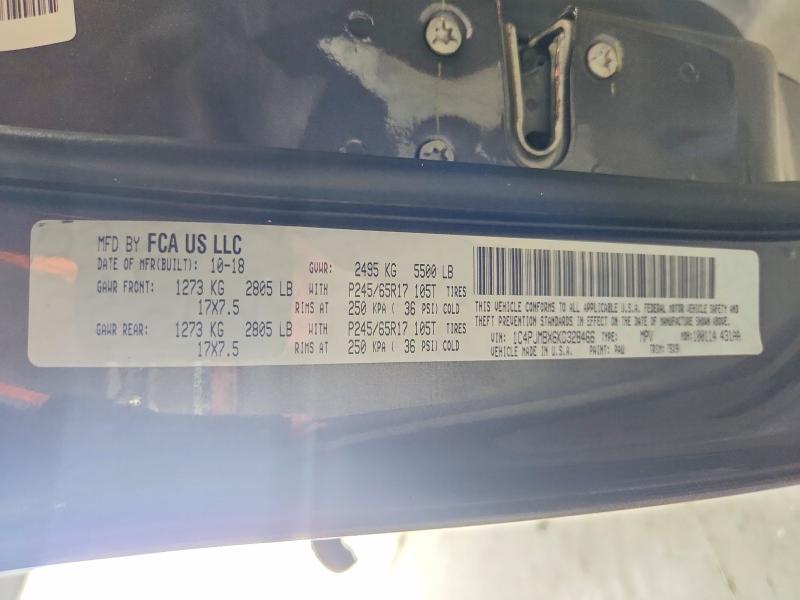 Продажа на аукционе авто 2019 Jeep Cherokee, vin: 1C4PJMBX6KD328466, номер лота: 49457296