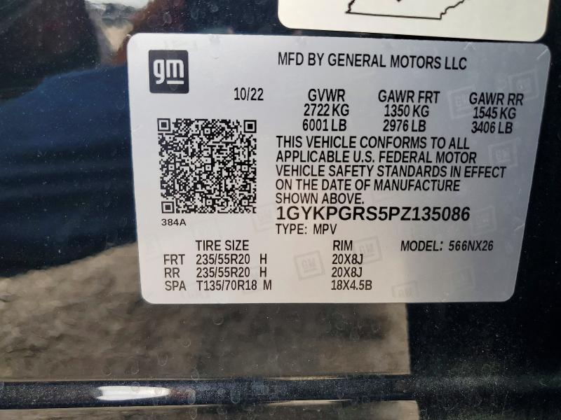 Продаж на аукціоні авто 2023 Cadillac Xt6, vin: 1GYKPGRS5PZ135086, номер лоту: 50109616