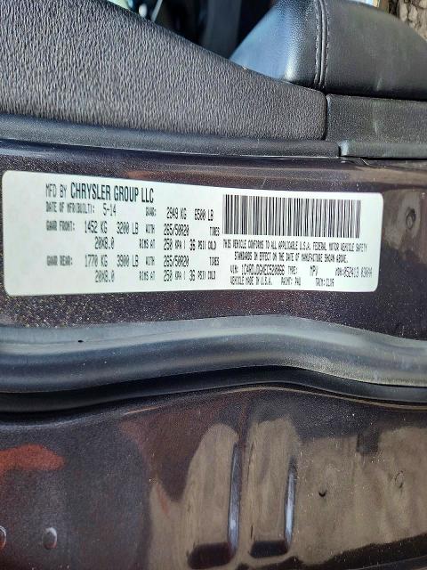 Продажа на аукционе авто 2014 Dodge Durango, vin: 1C4RDJDGXEC520866, номер лота: 50762136