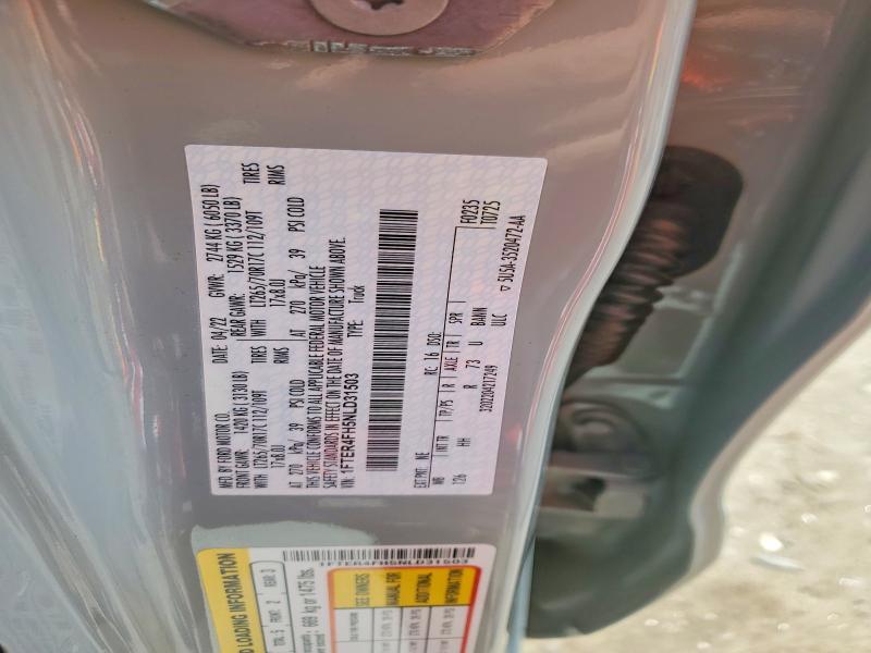 Продаж на аукціоні авто 2022 Ford Ranger, vin: 1FTER4FH5NLD31503, номер лоту: 49736526