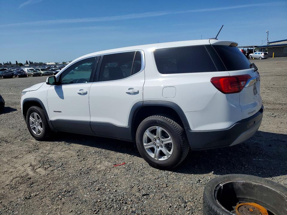 49653966 :رقم المزاد ، 1GKKNJLA2JZ124535 vin ، 2018 Gmc Acadia مزاد بيع