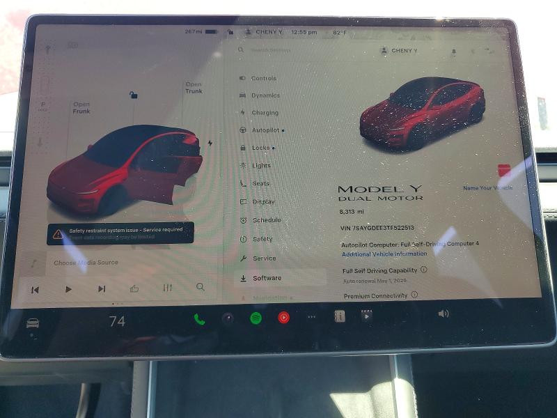 Aukcja sprzedaży 2026 Tesla Model Y, vin: 7SAYGDEE3TF522513, numer aukcji: 47970886
