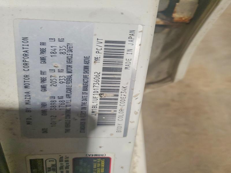 51085486 :رقم المزاد ، JM1BL1UF1D1736062 vin ، 2013 Mazda 3 مزاد بيع