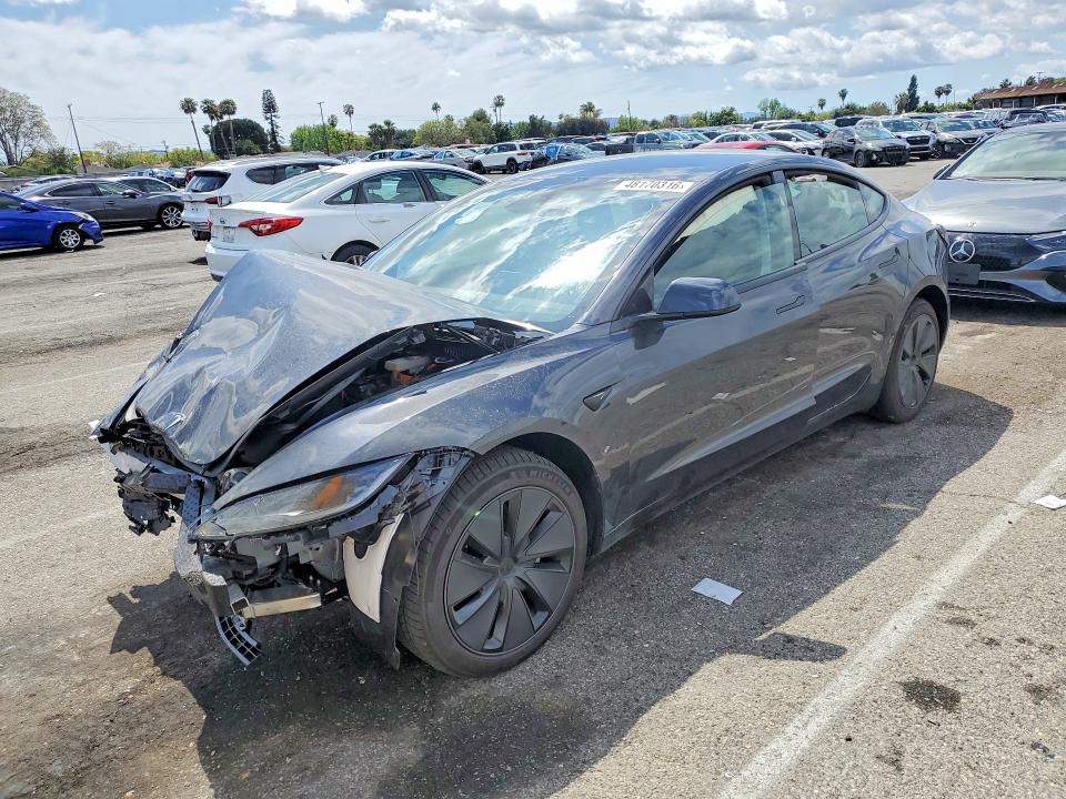Продажа на аукционе авто 2025 Tesla Model 3, vin: 5YJ3E1EAXSF059244, номер лота: 48170316