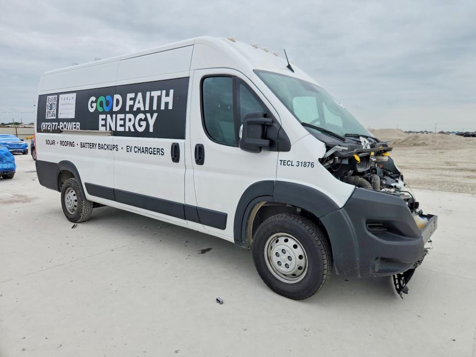 49604396 :رقم المزاد ، 3C6MRVJG1PE520183 vin ، 2023 Ram Promaster 3500 مزاد بيع