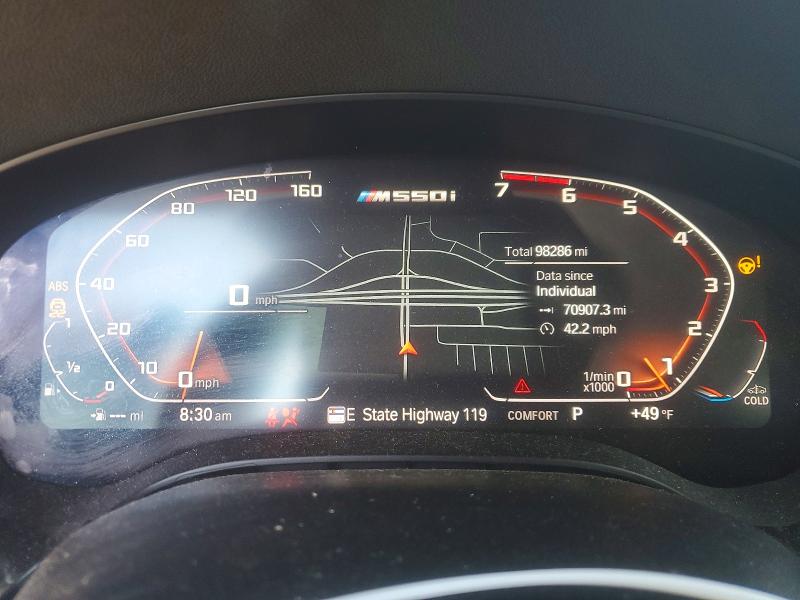 48977186 :رقم المزاد ، WBAJS7C0XLBN96596 vin ، 2020 Bmw M550xi مزاد بيع