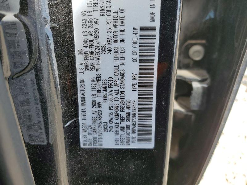 Продажа на аукционе авто 2024 Mazda Cx-50, vin: 7MMVABXY2RN192659, номер лота: 52007316