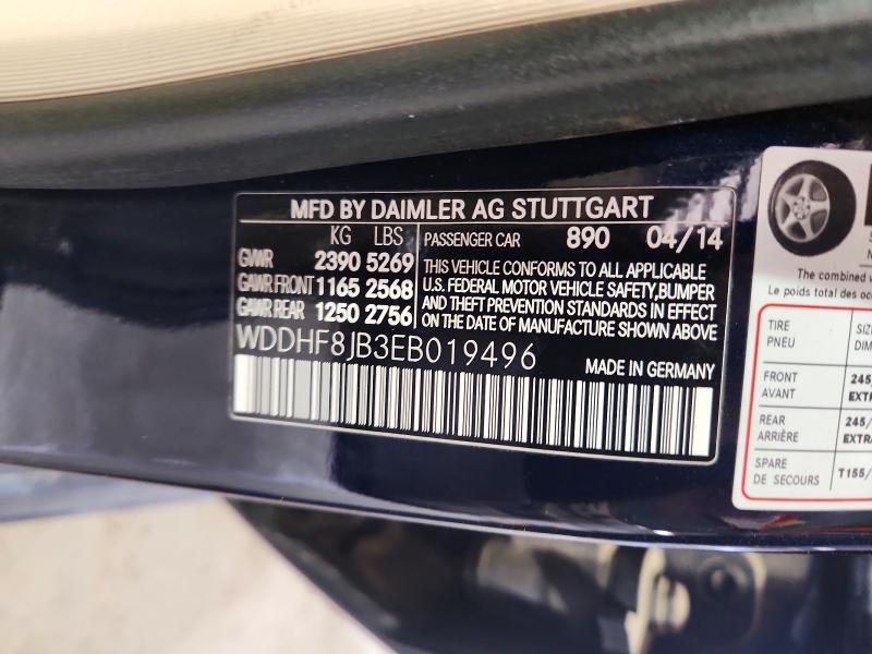 Продажа на аукционе авто 2014 Mercedes-benz E, vin: WDDHF8JB3EB019496, номер лота: 49144336